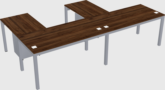 L-shaped desk