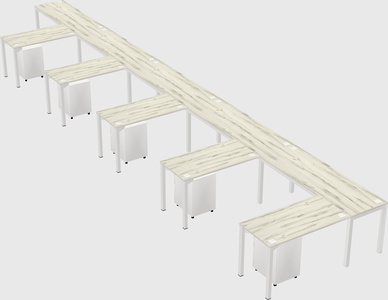 L-shaped desk