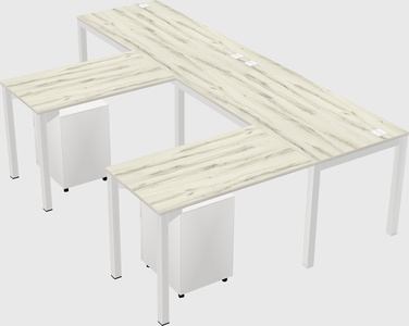 L-shaped desk
