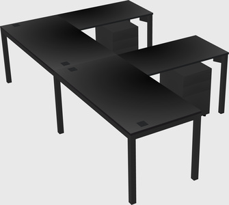 L-shaped desk