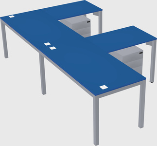 L-shaped desk