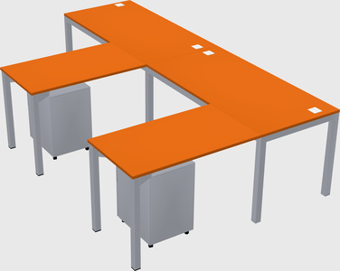 L-shaped desk