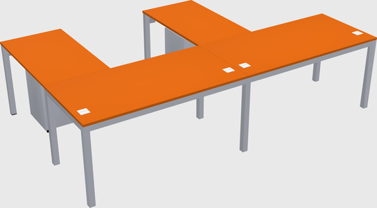 L-shaped desk
