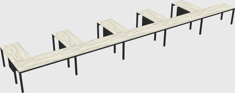 L-shaped desk