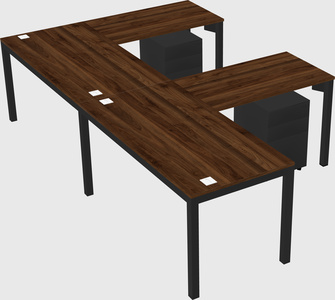 L-shaped desk