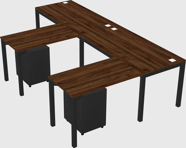 L-shaped desk