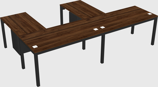 L-shaped desk