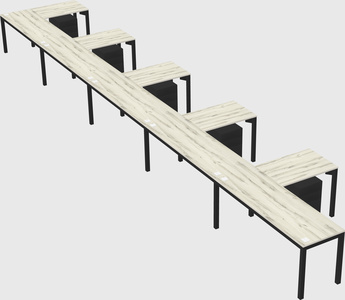 L-shaped desk