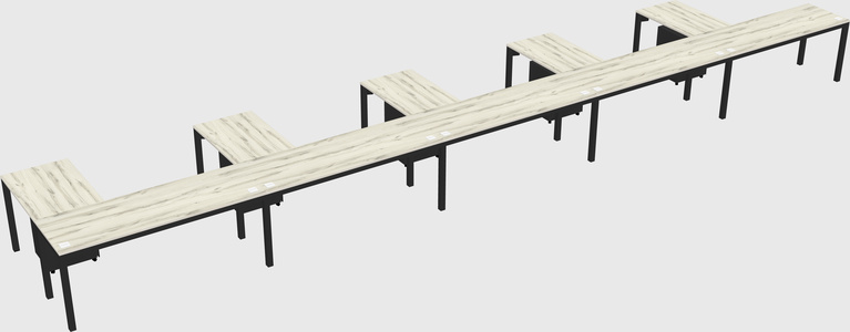 L-shaped desk