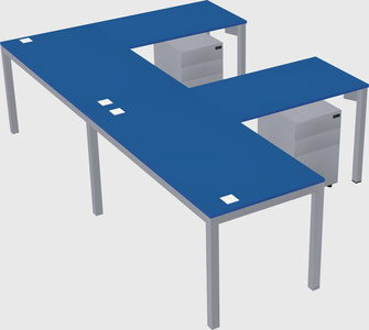 L-shaped desk