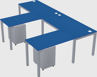 L-shaped desk