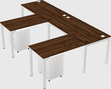 L-shaped desk