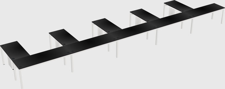 L-shaped desk