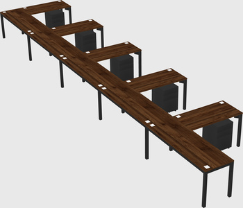 L-shaped desk