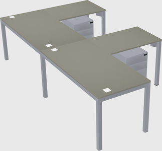 L-shaped desk