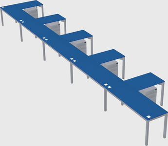 L-shaped desk