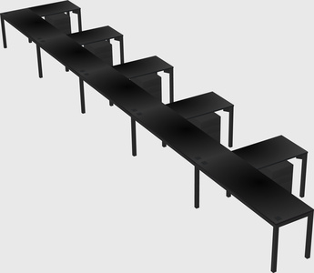 L-shaped desk