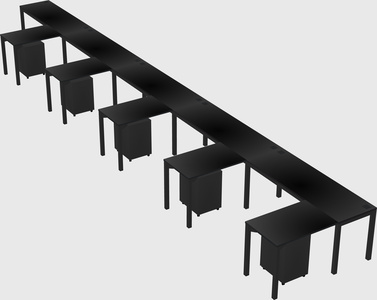 L-shaped desk