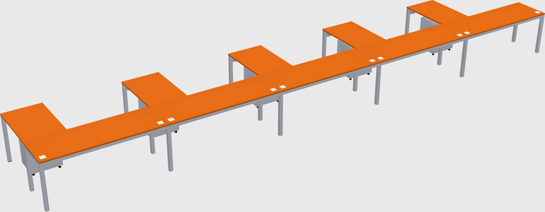 L-shaped desk