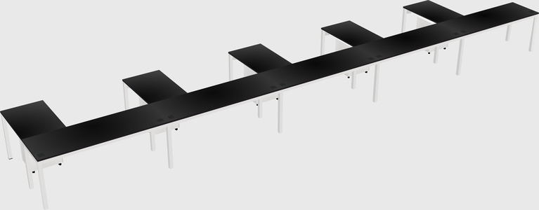 L-shaped desk