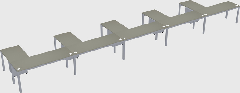 L-shaped desk