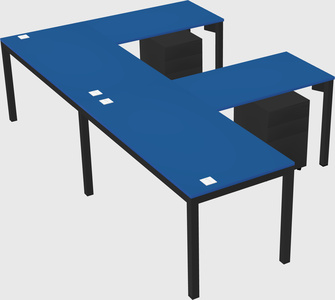 L-shaped desk