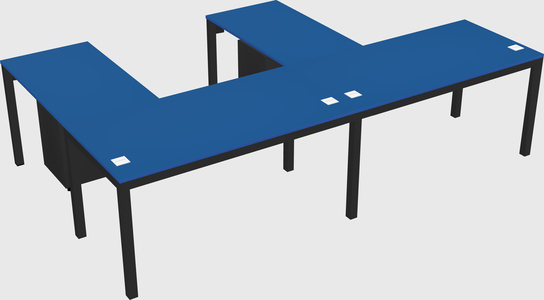 L-shaped desk