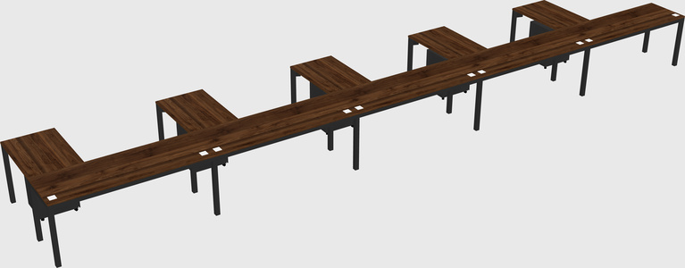 L-shaped desk