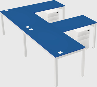 L-shaped desk