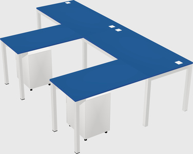 L-shaped desk