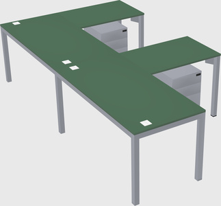 L-shaped desk