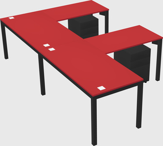 L-shaped desk
