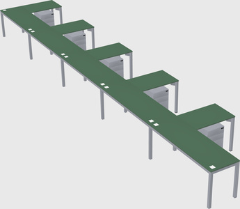 L-shaped desk