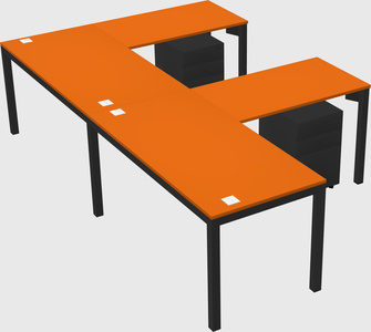 L-shaped desk