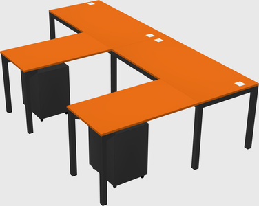 L-shaped desk