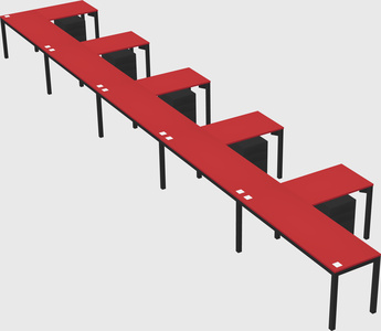 L-shaped desk