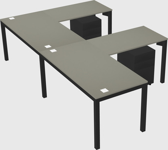 L-shaped desk