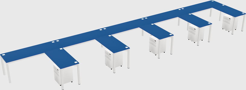 L-shaped desk