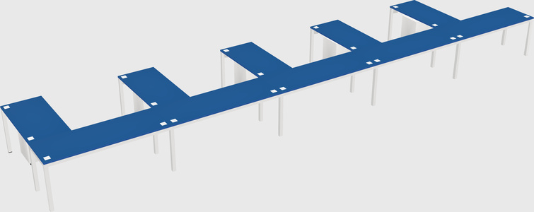 L-shaped desk