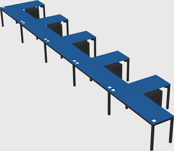 L-shaped desk