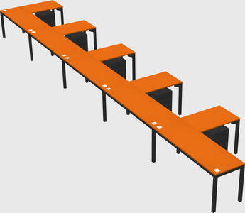 L-shaped desk