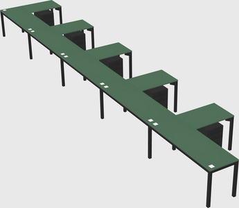 L-shaped desk