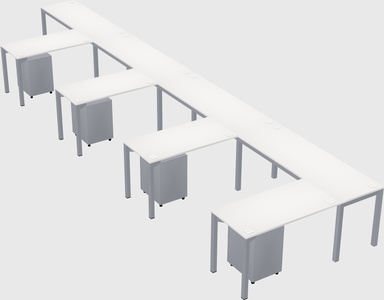 L-shaped desk
