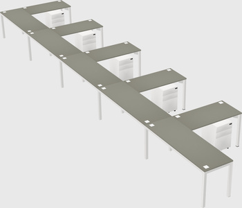 L-shaped desk