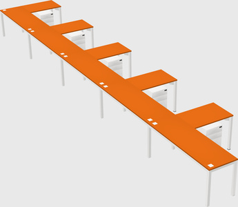 L-shaped desk