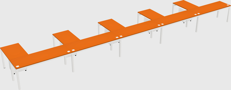 L-shaped desk