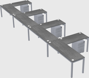 L-shaped desk