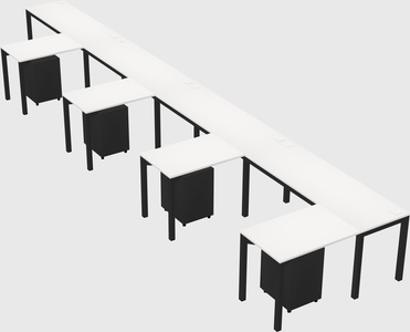 L-shaped desk