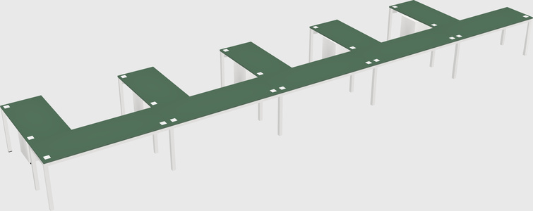 L-shaped desk