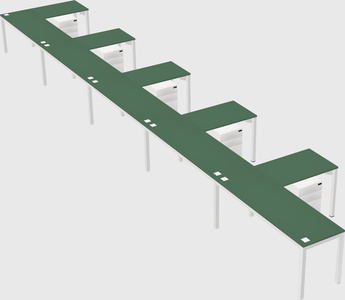 L-shaped desk